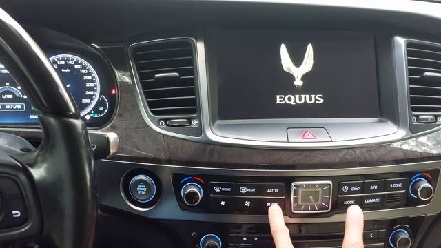 Hyunday Equus - самодиагностика климата смотреть онлайн