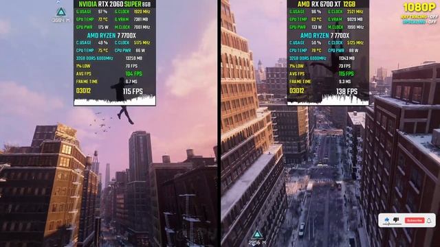 10 Games on RTX 2060 SUPER vs RX 6700 XT in 2023 - 1080p смотреть онлайн