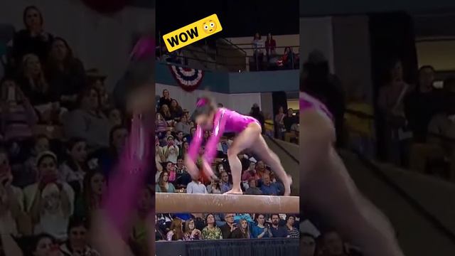 Katelyn ohashi reverse #beam #gymnastics 🔥😍