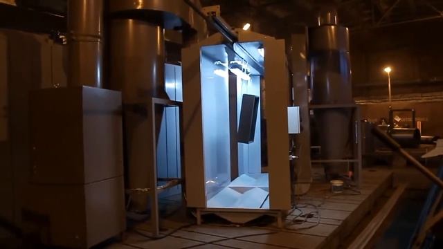 Камера напыления порошковой полимерными красками