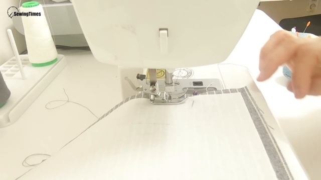 DIY ZIPPER TOTE BAG | A4 Size Document Bag Tutorial [sewingtimes]