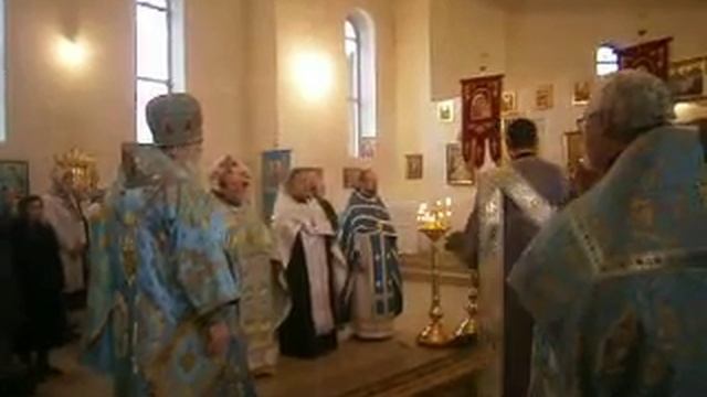 Хор поет на епархии г . Хуст-Царица Небесная . . смотреть онлайн