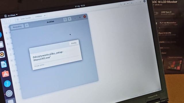 Monitor AOC I1601P USB-C przenośny i mobilny смотреть онлайн