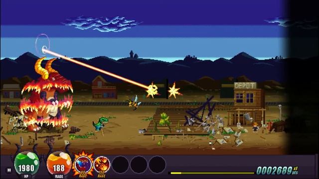 Gigapocalypse Review | Early Access | 2D Fighter | Kaiju | Rampage Sidescroller смотреть онлайн