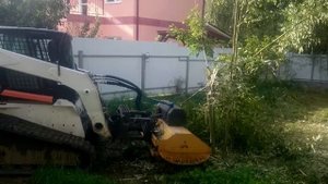 Удаление кустарника за 109 секунд. Bobtank.ru