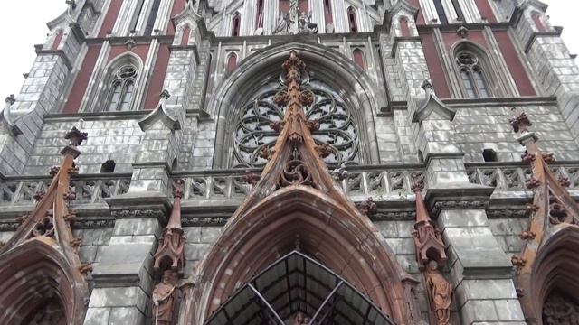 Авто прогулка по Киеву, большой костёл, стеклянный мост Кличка, в гостях у канала, жизнь в пригород