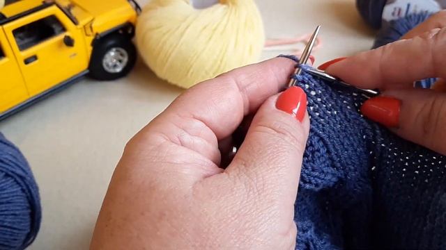 Джемпер "Как у папы" / начало / вяжем ромб #ТатьянаКильмяшкина #МирВышивки #джемпердлямальчика смотреть онлайн