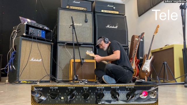 Tweaking a Fender Blues Junior LTD using Strat, Tele and Les Paul! смотреть онлайн