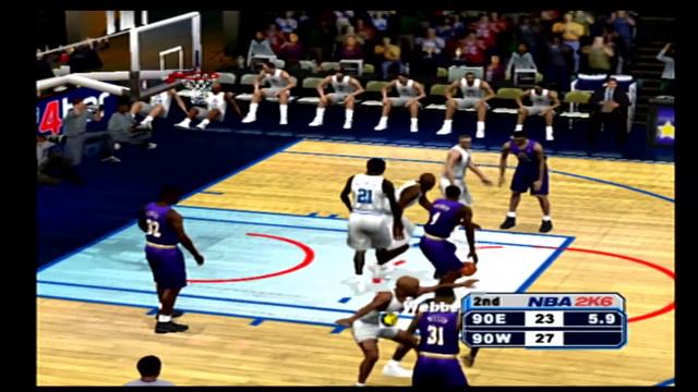 NBA 2K6 90's West Legends vs 90's East Legends смотреть онлайн