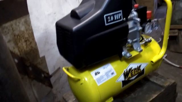 Обзор компрессора Werk BM-2T24N. Часть 2. смотреть онлайн