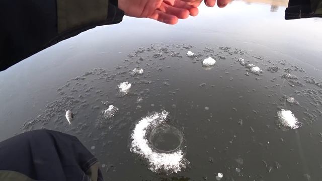 Разведка лесного озера. Ловля на безнасадку. Ловля живца. Жерлицы. Первый лед. смотреть онлайн