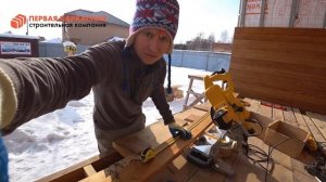 Фасад из термообработанного планкена