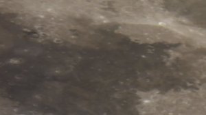 High Definition Telescope Zooming Into The Moon's Surface