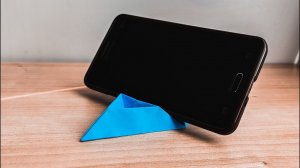 Оригами подставка для смартфона из бумаги