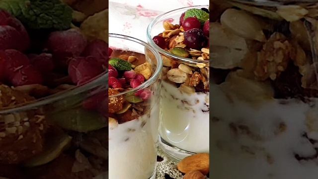 Полезный Постный Завтрак для всех!? Домашняя гранола это очень вкусно!✨ смотреть онлайн