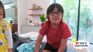 Mommy surprise Ryan with Frozen Cereal for Breakfast