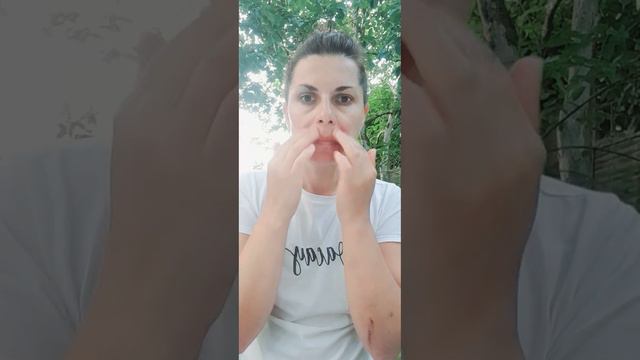 Массаж на "уставшее" лицо