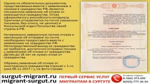 Отказ от имеющегося гражданства иностранного государства для подачи документов на гражданство РФ