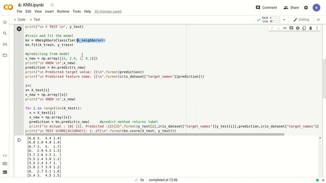 VTU AIML LAB8 KNN CLASSIFICATION || k-Nearest Neighbour algorithm to classify iris dataset смотреть онлайн