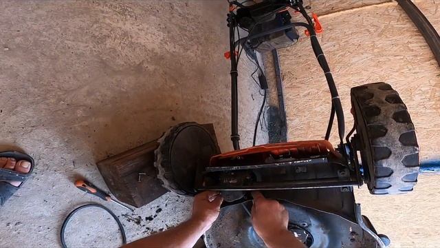 Памятка по замене приводного ремня газонокосилки PATRIOT PT 53LSE