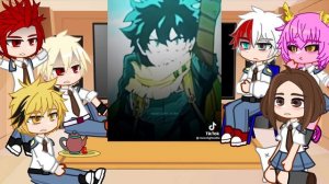 “Past Class - 1A Reacts To Izuku Midoriya” || Mha/Bnha || Gacha club ||