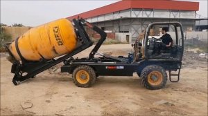 З Multilift XR10 легко перевезти бетонозмішувач