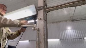 Монтаж штор на автомойку