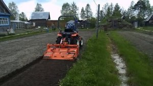 Японский мини трактор Kubota A155