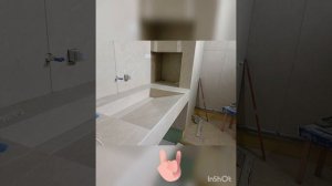 изготовление раковины из керамогранитной плитки