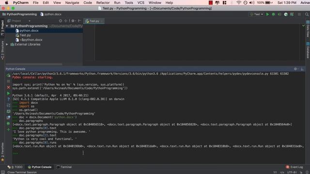 Advanced Python Programming: Reading And Writing To Documents With Docx