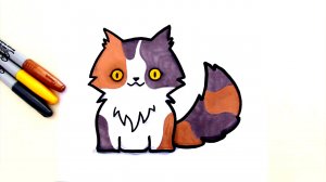 Как нарисовать кошку. Рисование для детей