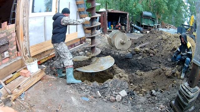 Бурение колодца гидробуром смотреть онлайн