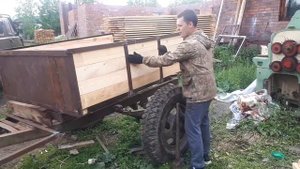 Прицеп готов к работе , для Т-40АМ!!!