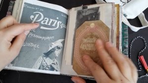 Junk journal  pasport pour Paris