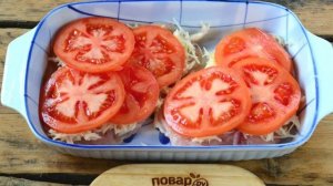 Куриная грудка в шубке под сыром