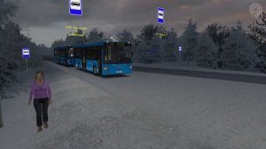 OMSI 2 ЛиАЗ 4292.60 1-2-0, Тверь 15 маршрут.