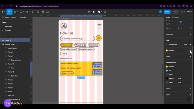 tutorial: 20 #ElisTutorial #figma #Mobile #App