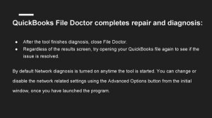 How to resolve issues with QuickBooks File Doctor test results