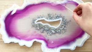 Заливаю поднос из смолы первый опыт /PIECE OF SUMMER