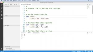 Python Tutorial - Writing FUNCTIONS