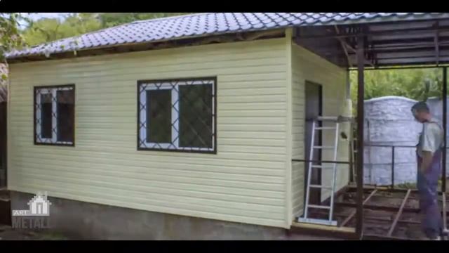 Как построить дачный _ дом с террасой
