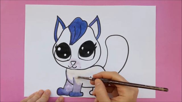 Miniş Boyama Simli - Glitter Littlest Pet Shop Painting смотреть онлайн