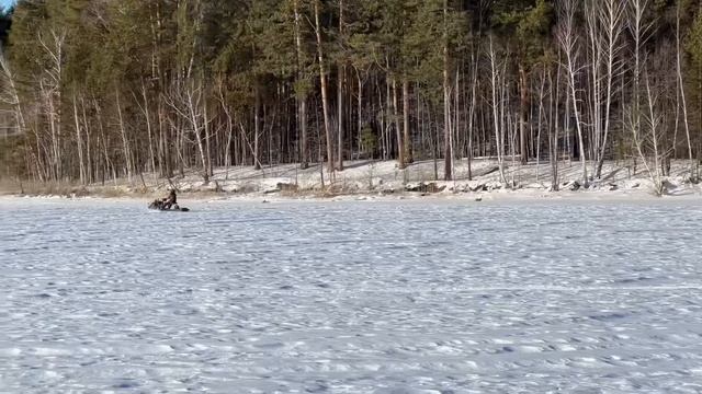 Зимняя рыбалка, озеро Теренкуль смотреть онлайн