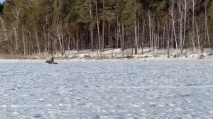 Зимняя рыбалка, озеро Теренкуль