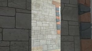 Греческий камень из плиточного клея.