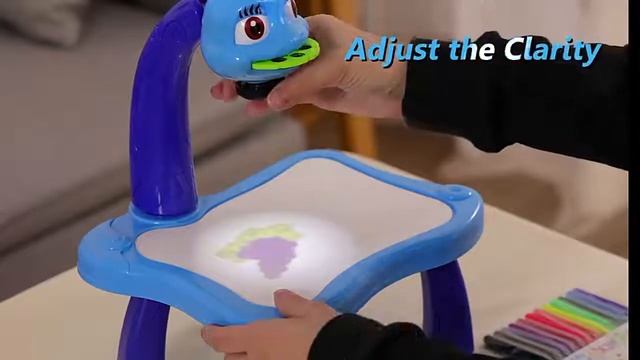 24 Styles Projection Drawing Board Kids Drawing Projector Table Educational Toy смотреть онлайн