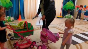 Развлечение по ПДД - младшая группа(июнь 2019) д/с "Островок"