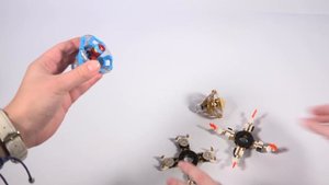 Тест спиннеры LEGO Ниндзяго Ния и Ву мастера Кружитцу (70663)