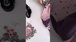 Мк по установке кнопок альфа с пластиковой шляпкой, бомбер из капитония и начёса