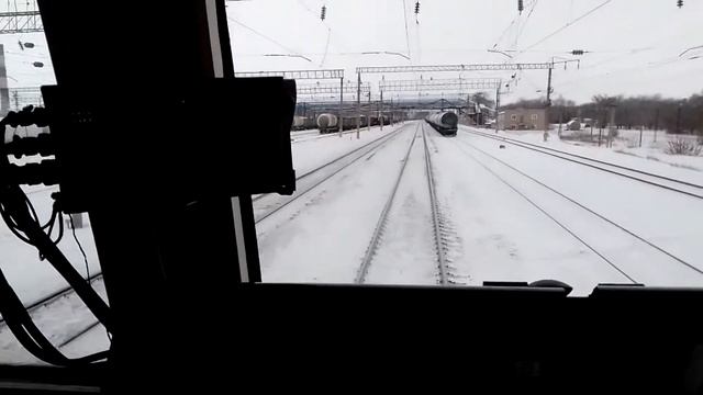 Проезжаем ст.Никель,г. Орск.
